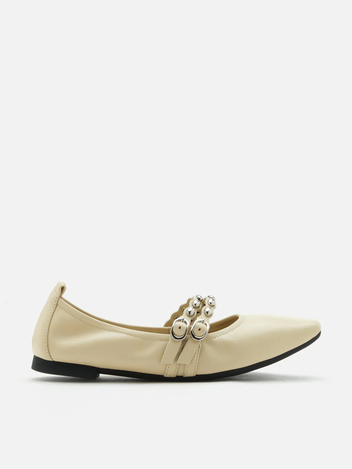 Sydney Studded Double Strap Flats - Image 4