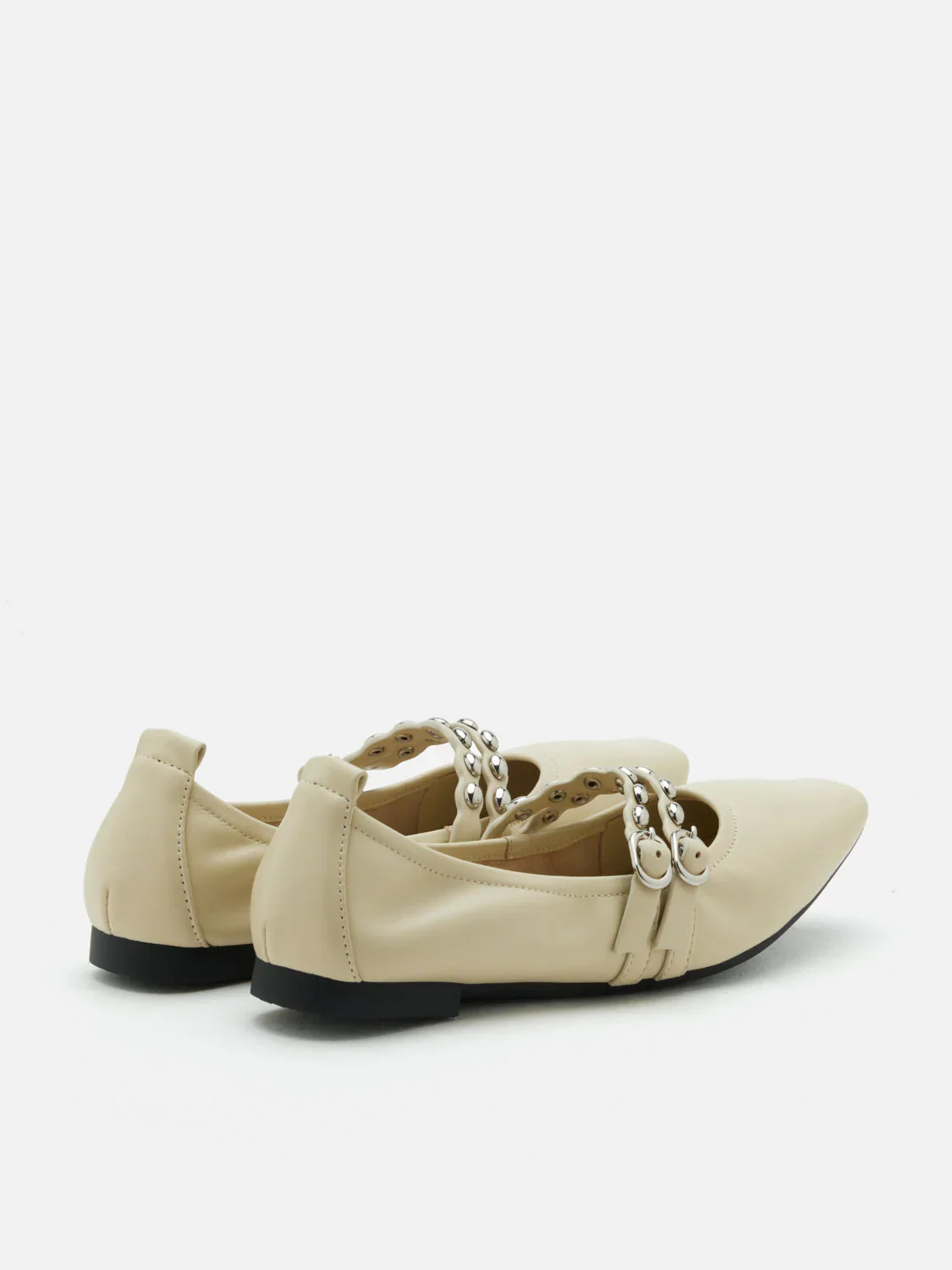 Sydney Studded Double Strap Flats - Image 7