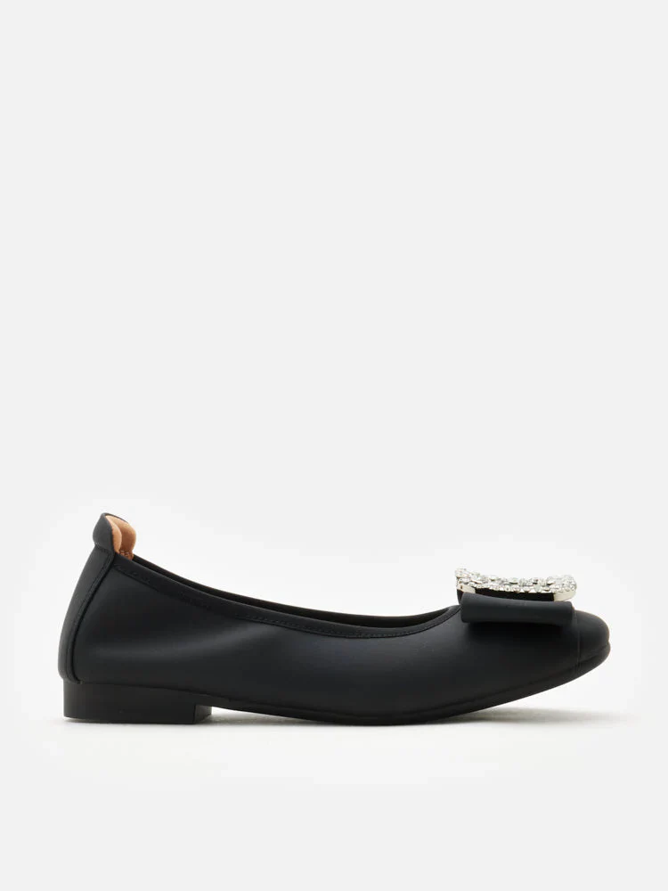 Milla Crystal Buckle Ballet Flats - Image 12