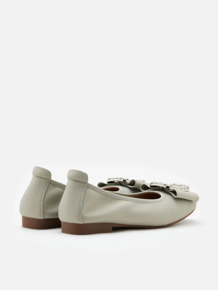 Milla Crystal Buckle Ballet Flats - Image 8