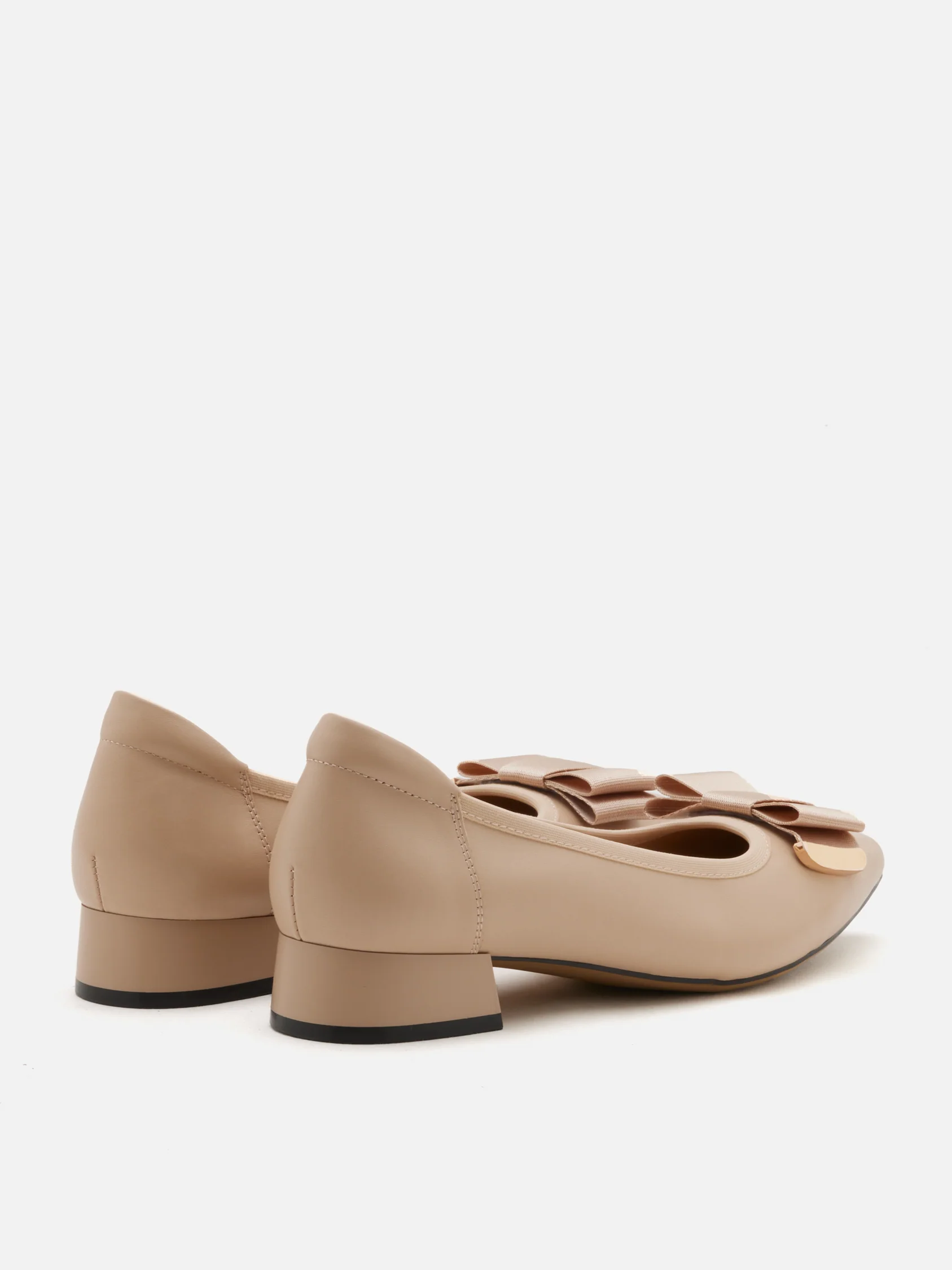 Elaia Point-Toe Bow Buckle Heels - Image 16