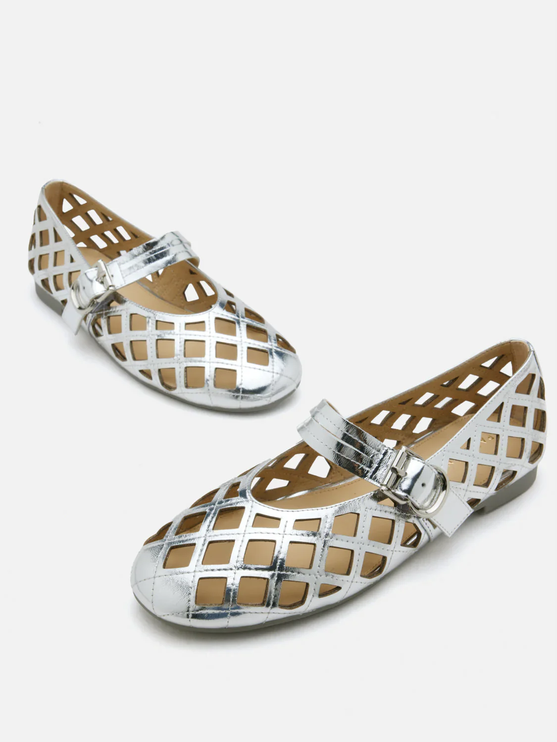 Mica Lattice Stitch Mary Janes - Image 10