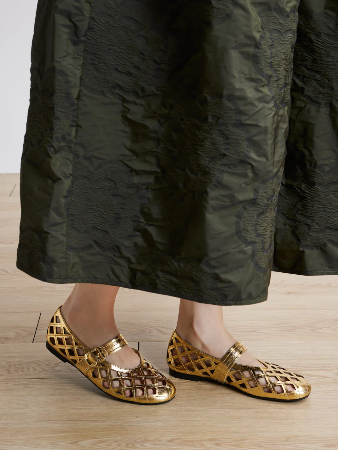 Mica Lattice Stitch Mary Janes - Image 2