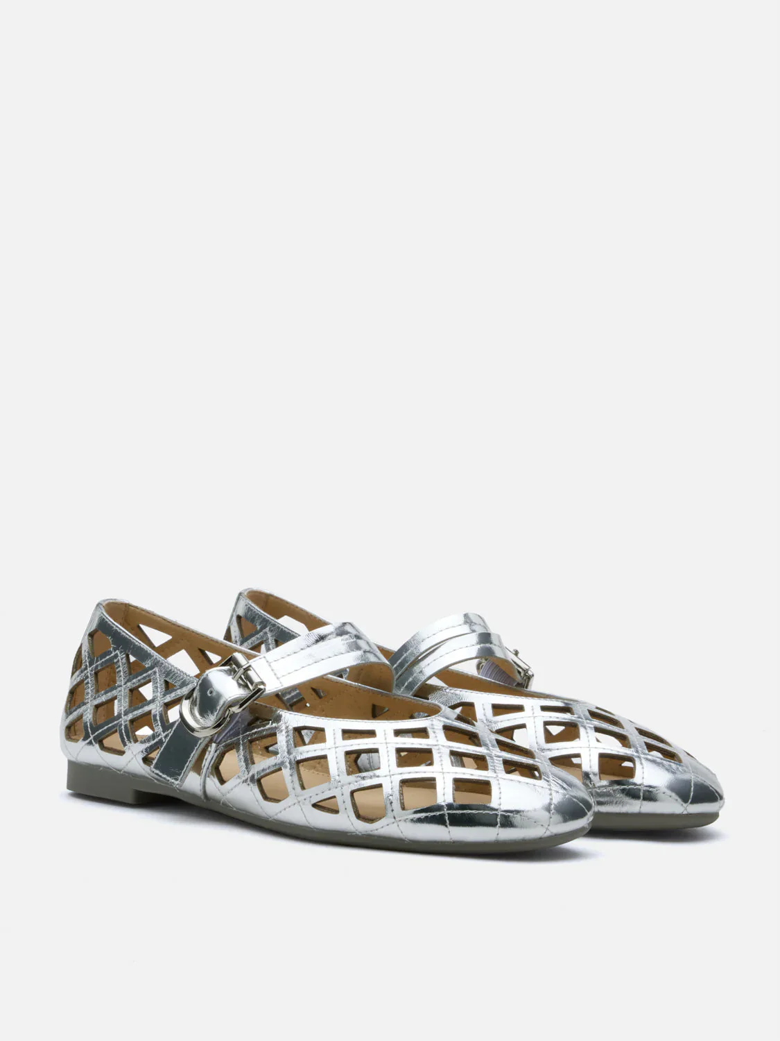 Mica Lattice Stitch Mary Janes - Image 8