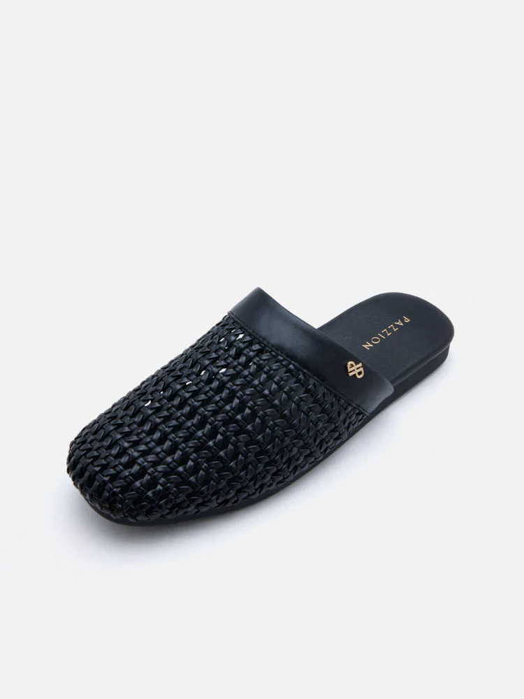 Ayanna Woven Slip-On Mules - Image 11