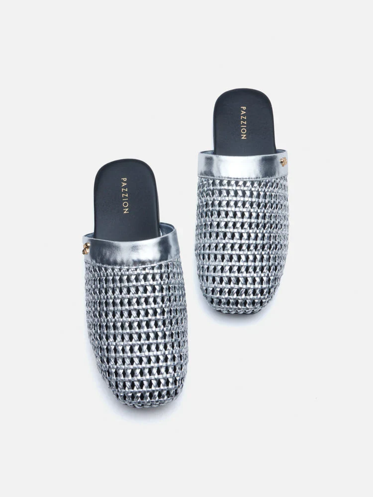 Ayanna Woven Slip-On Mules - Image 7