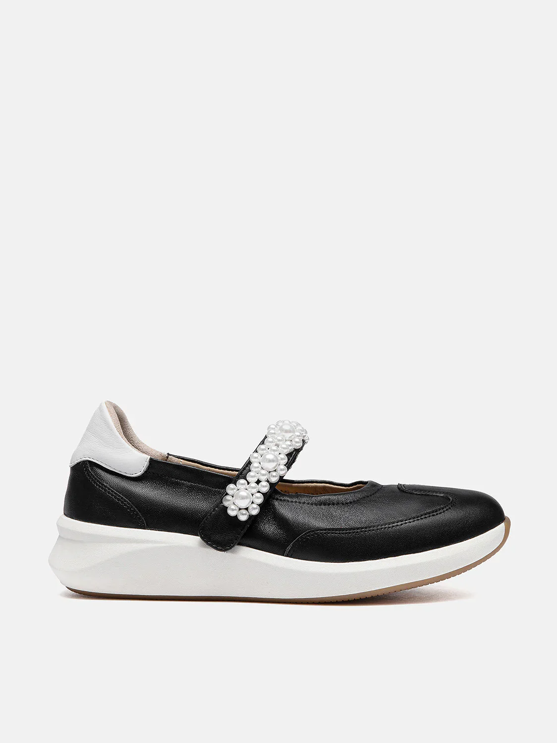 Arlise Pearl Embellished Leather Mary Janes - Image 13