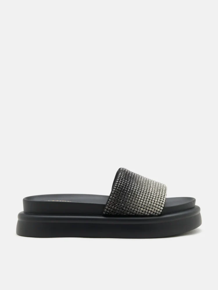 Emilie Crystal-Embellished Platform Slides - Image 11