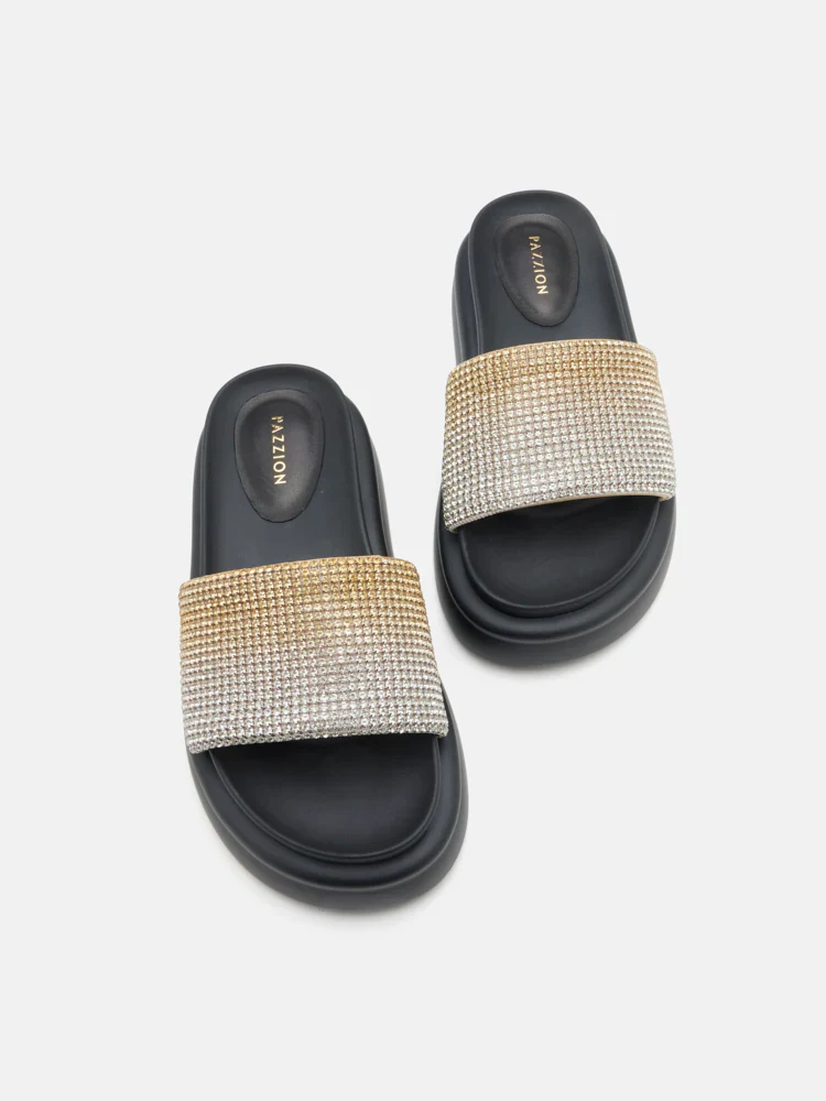 Emilie Crystal-Embellished Platform Slides - Image 6