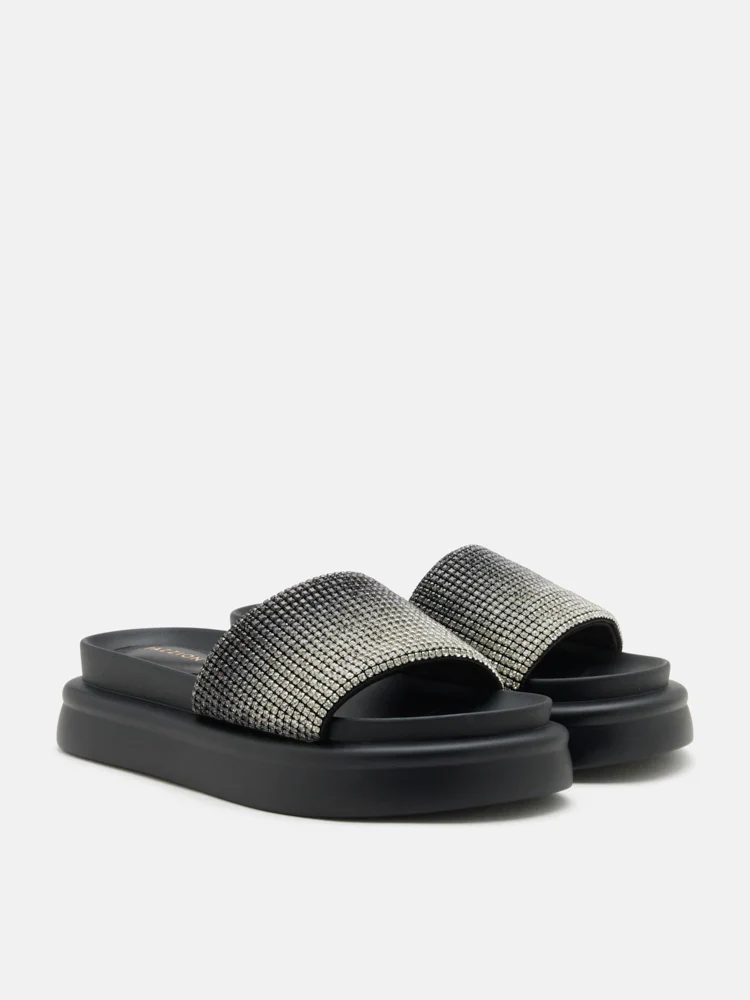 Emilie Crystal-Embellished Platform Slides - Image 8