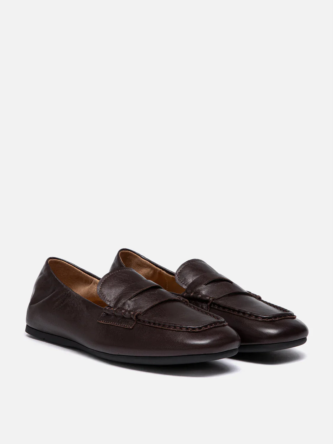 Rylianne Leather Penny Loafers - Image 10