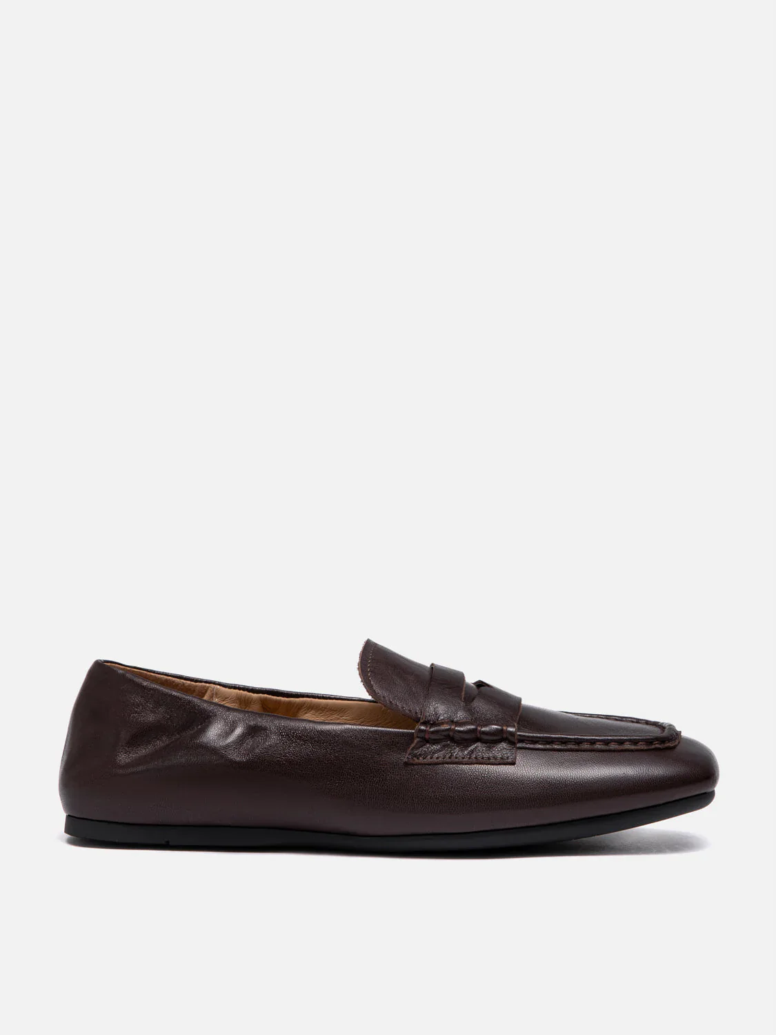 Rylianne Leather Penny Loafers - Image 8