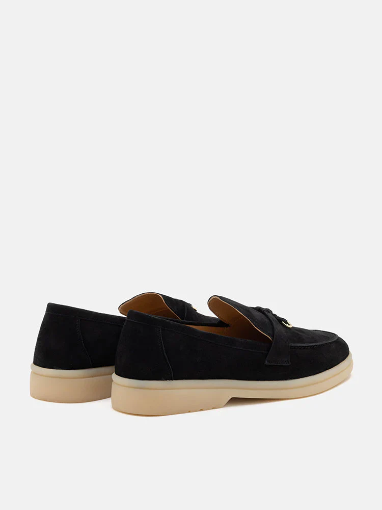 Phoenix Knot Detail Suede Loafers - Image 21