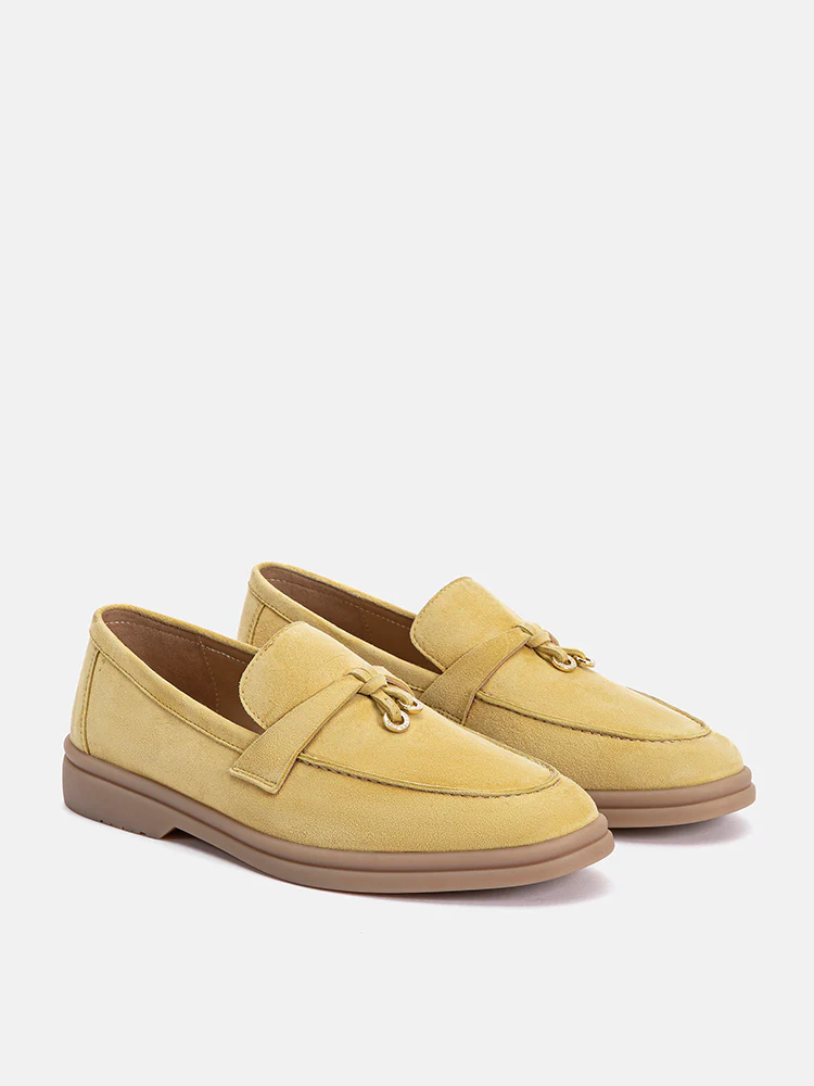 Phoenix Knot Detail Suede Loafers - Image 22