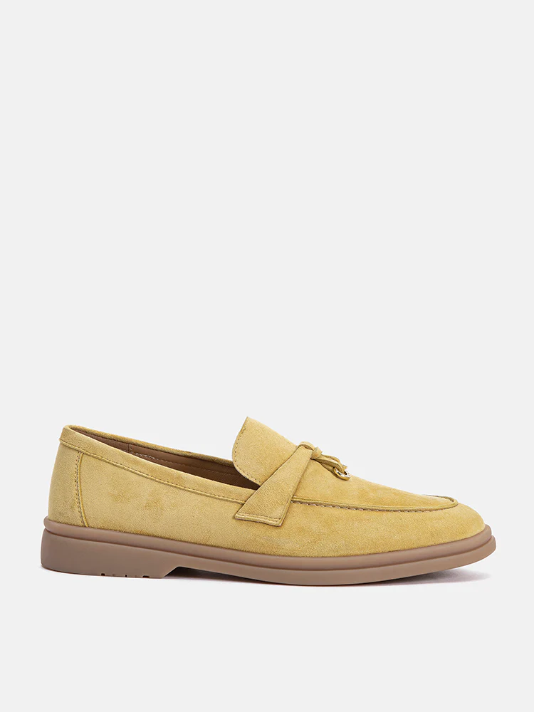 Phoenix Knot Detail Suede Loafers - Image 25