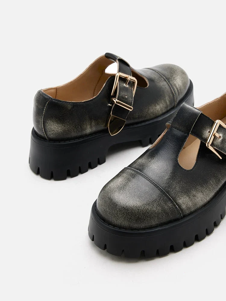 Blanquer T-Bar Mary Jane Loafers - Image 11