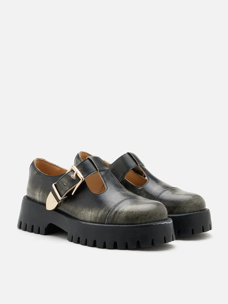 Blanquer T-Bar Mary Jane Loafers - Image 9
