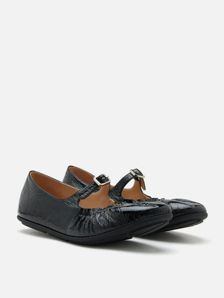 Frieda Ruched Patent Mary Janes - Image 8