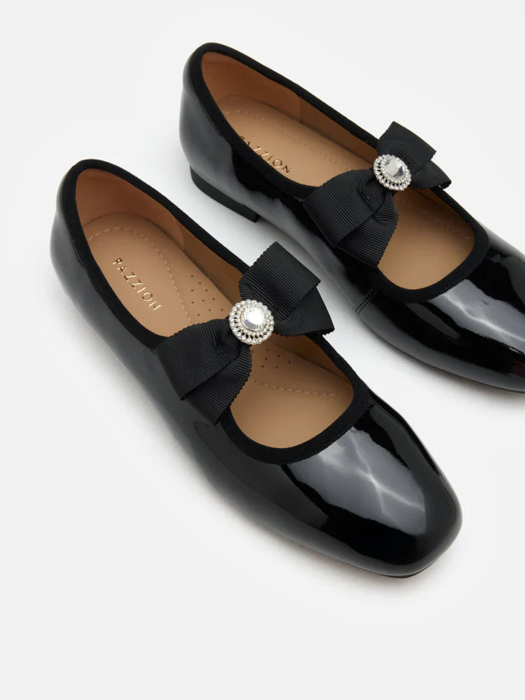 Camilla Diamante Bow Flats - Image 11