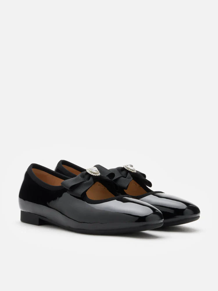 Camilla Diamante Bow Flats - Image 9