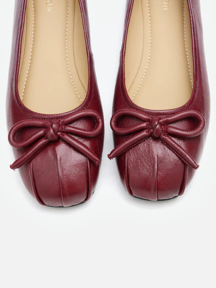 Janae Sculpted Bow Knot Flats - Image 3