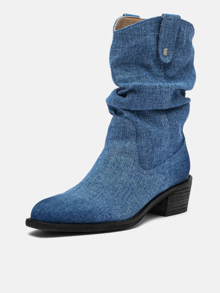 Marlowe Denim Boots - Image 4