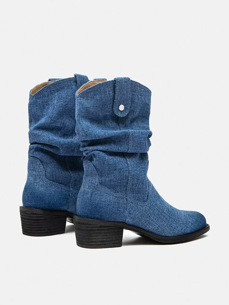 Marlowe Denim Boots - Image 5