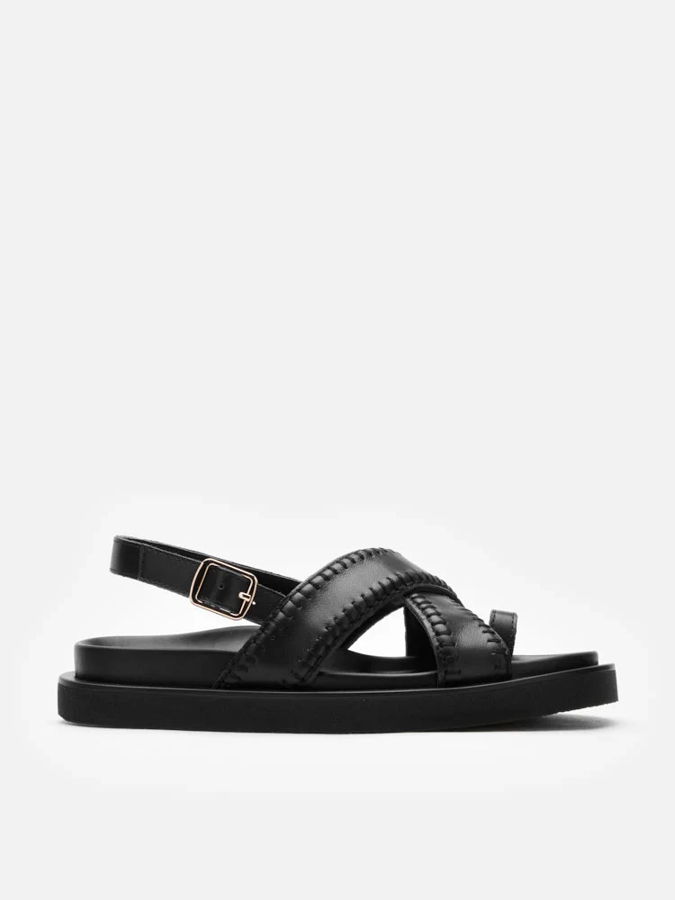Constance Stitched Slingback Sandals - Image 11