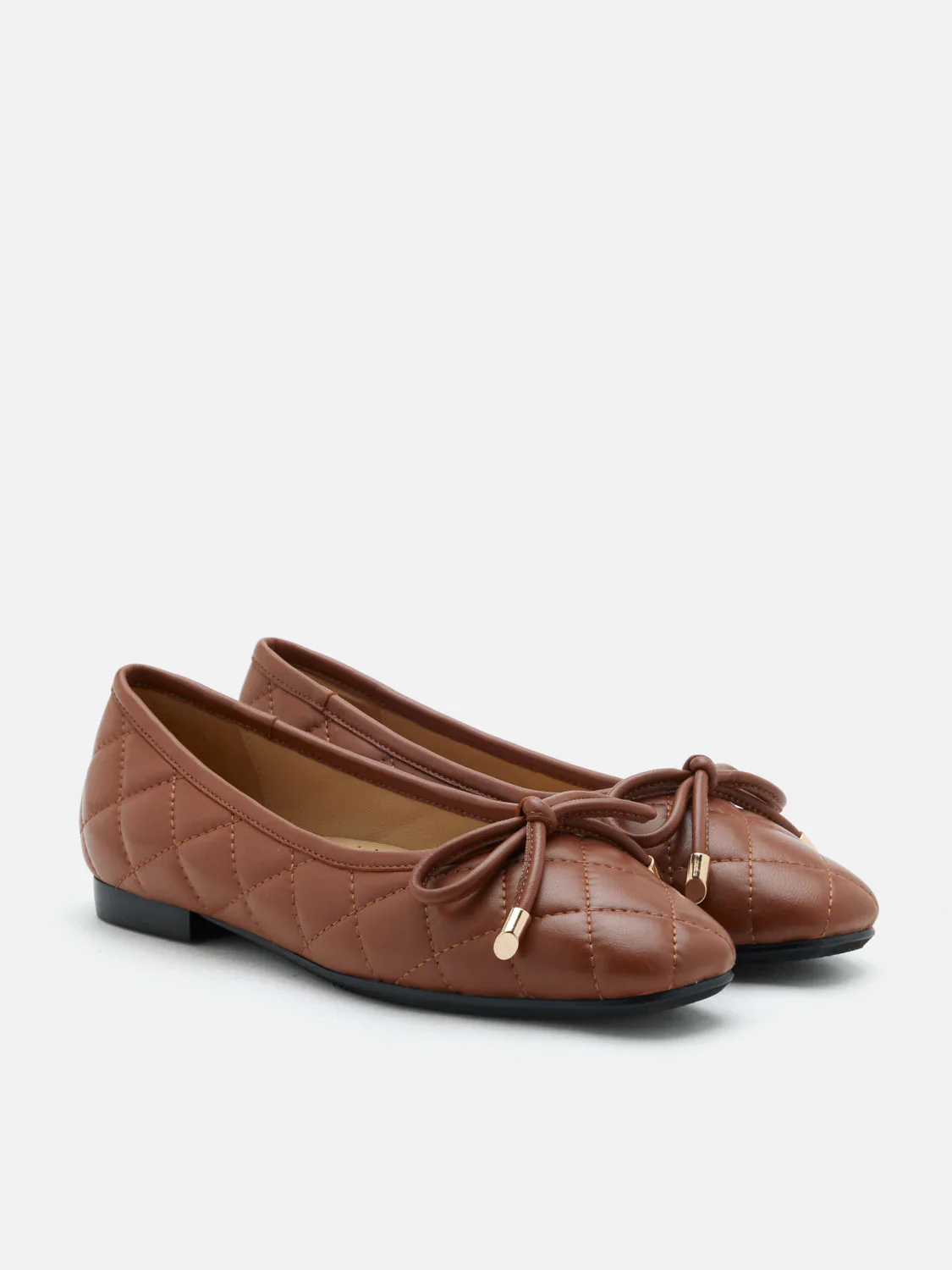 Quinn Quilted Bow Flats