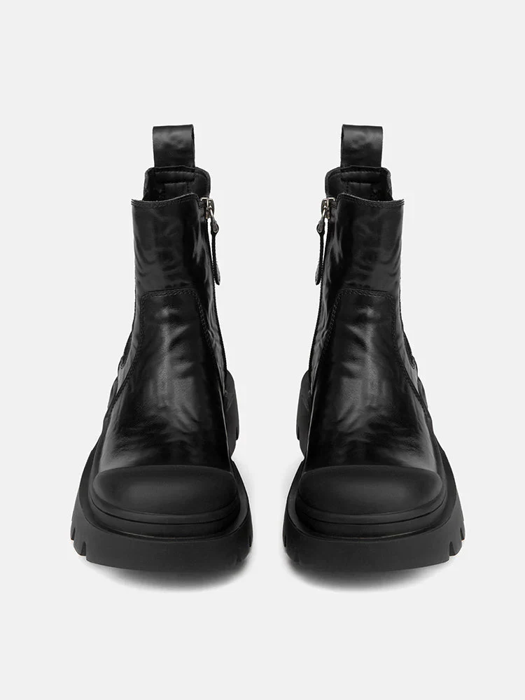 Natalya Leather Ankle Boots - Image 10
