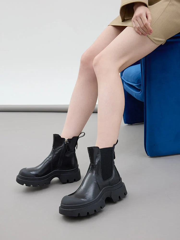 Natalya Leather Ankle Boots - Image 11