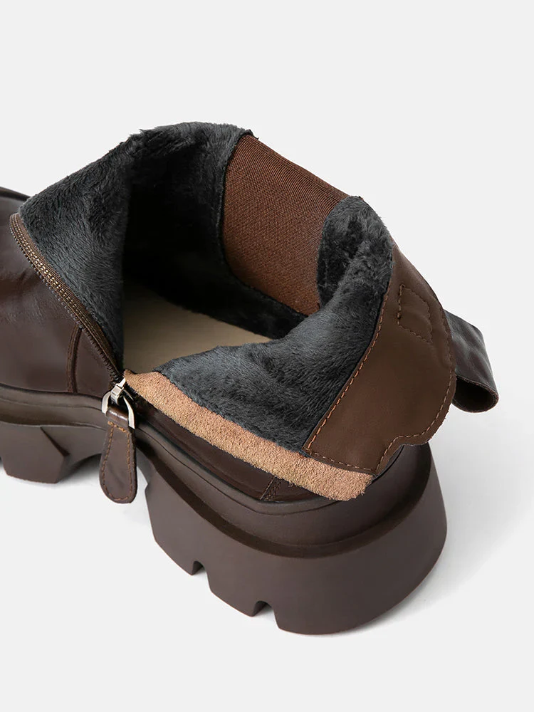 Natalya Leather Ankle Boots - Image 4