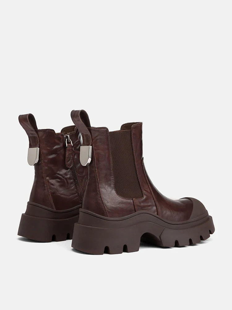 Natalya Leather Ankle Boots - Image 5