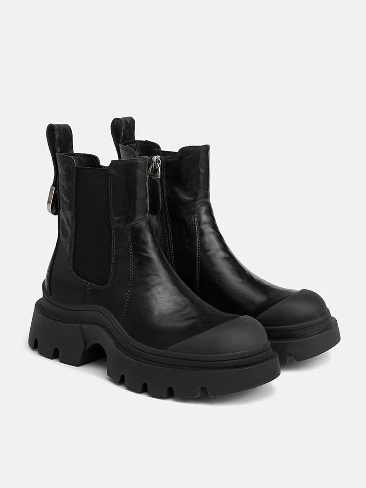 Natalya Leather Ankle Boots - Image 6