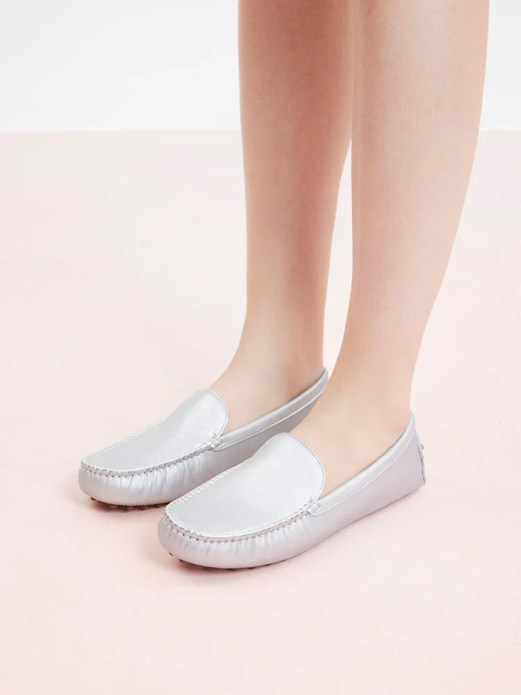 Elara Metallic Moccasins - Image 10