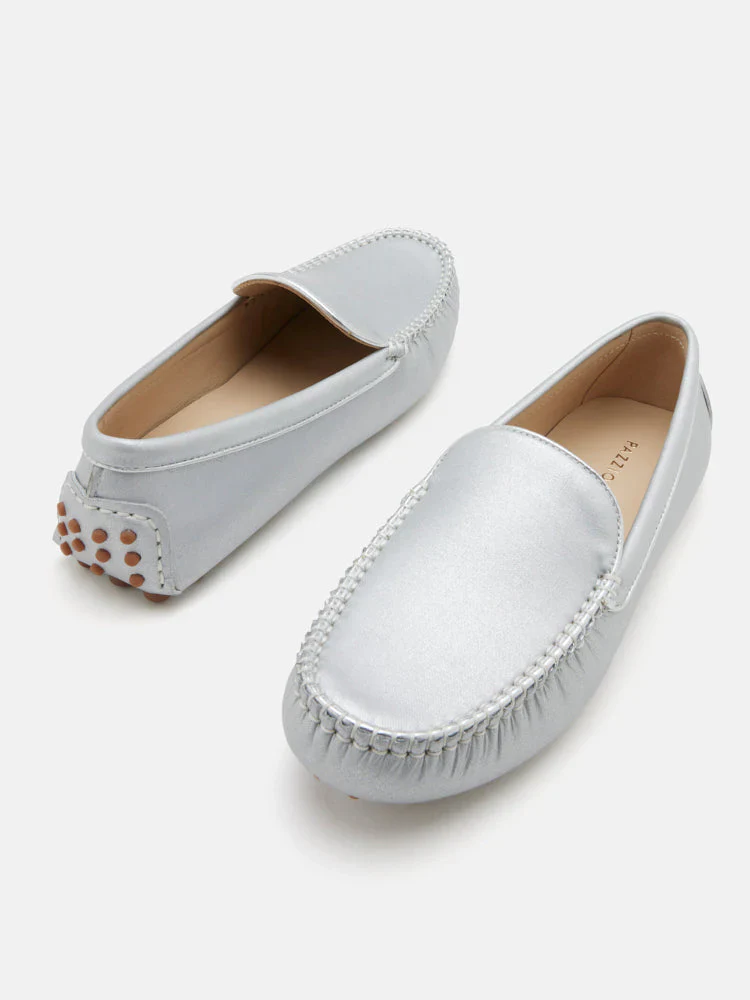 Elara Metallic Moccasins - Image 11