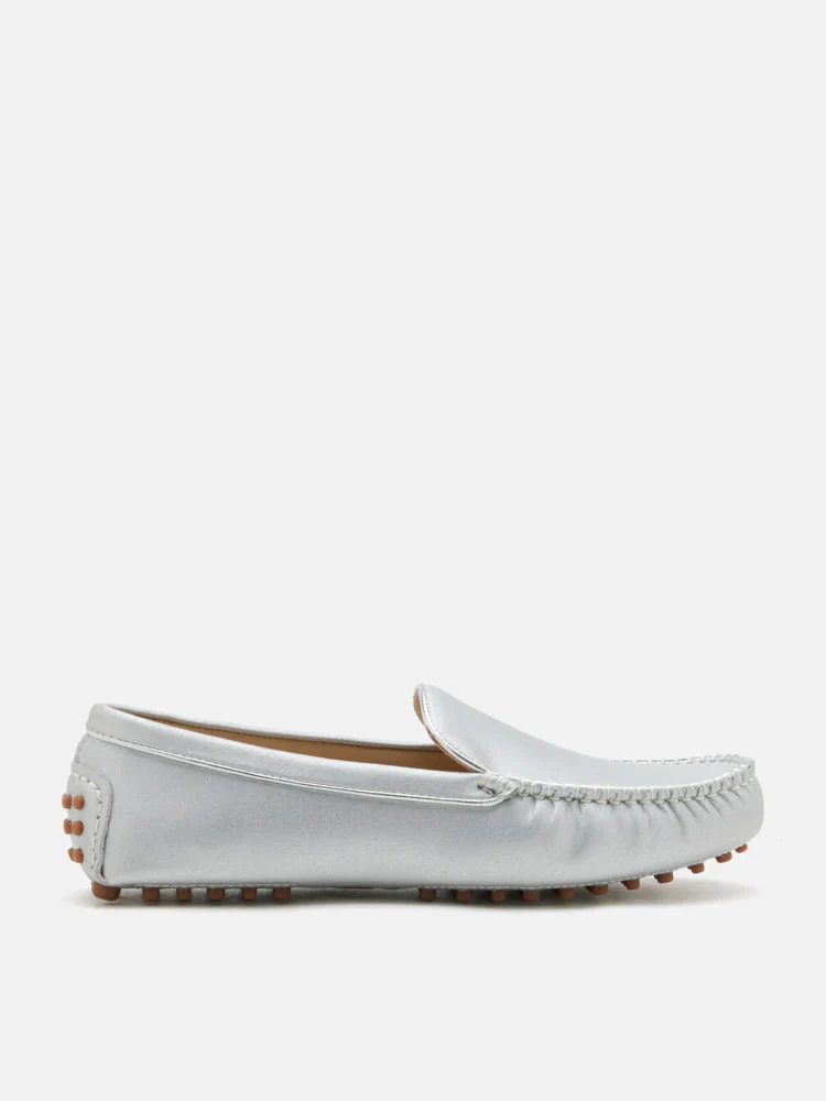 Elara Metallic Moccasins - Image 13