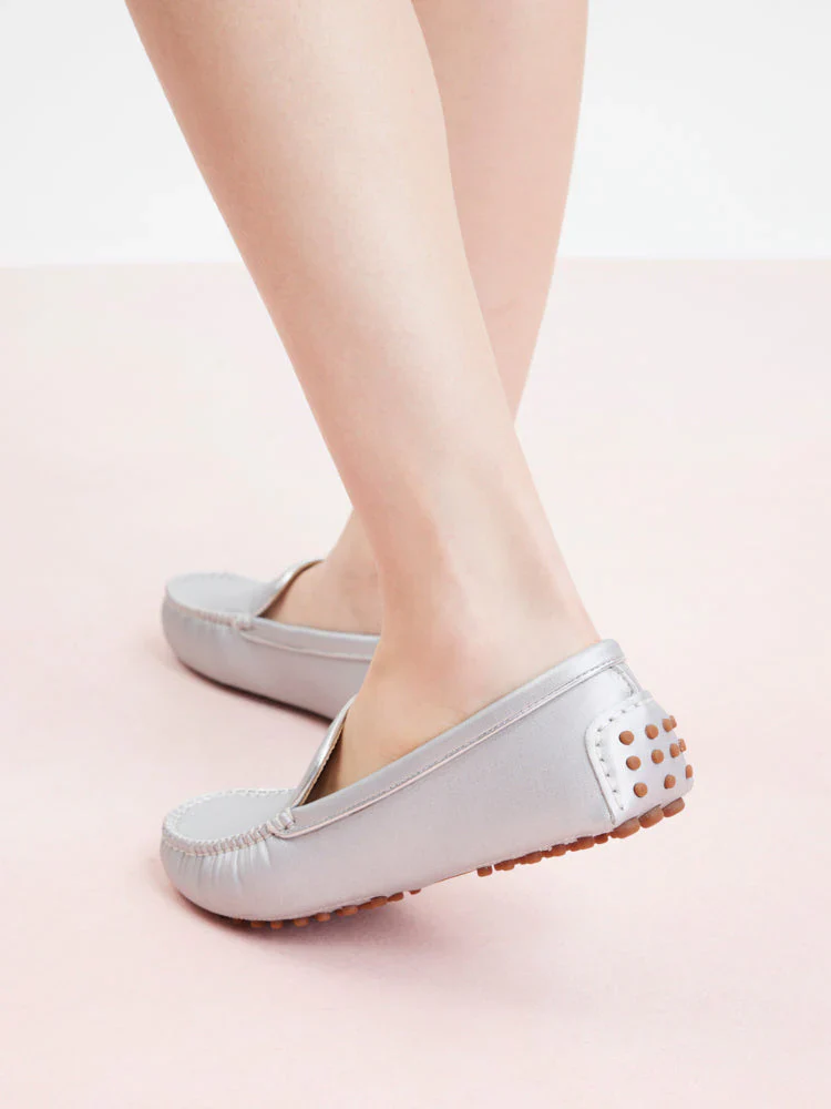 Elara Metallic Moccasins - Image 14