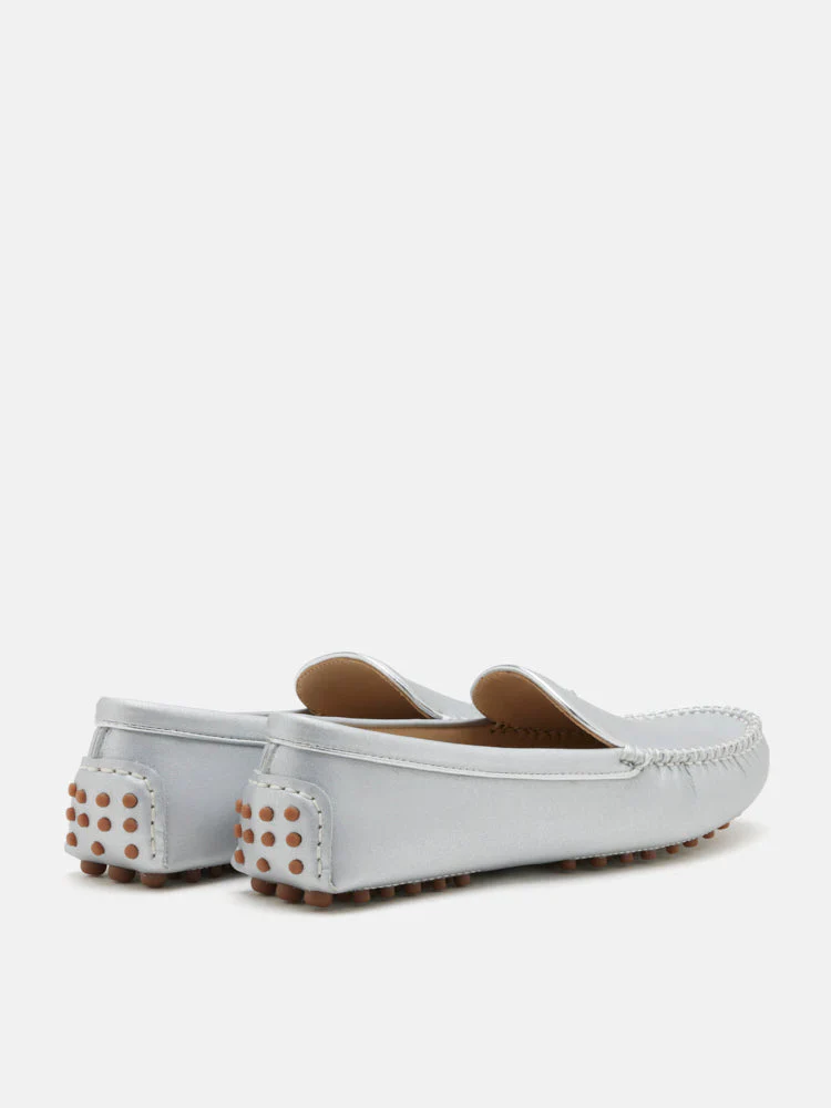 Elara Metallic Moccasins - Image 16