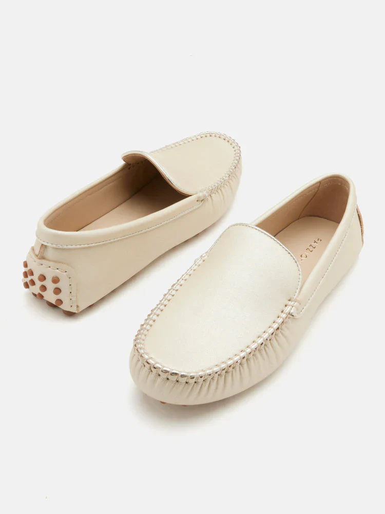 Elara Metallic Moccasins - Image 3