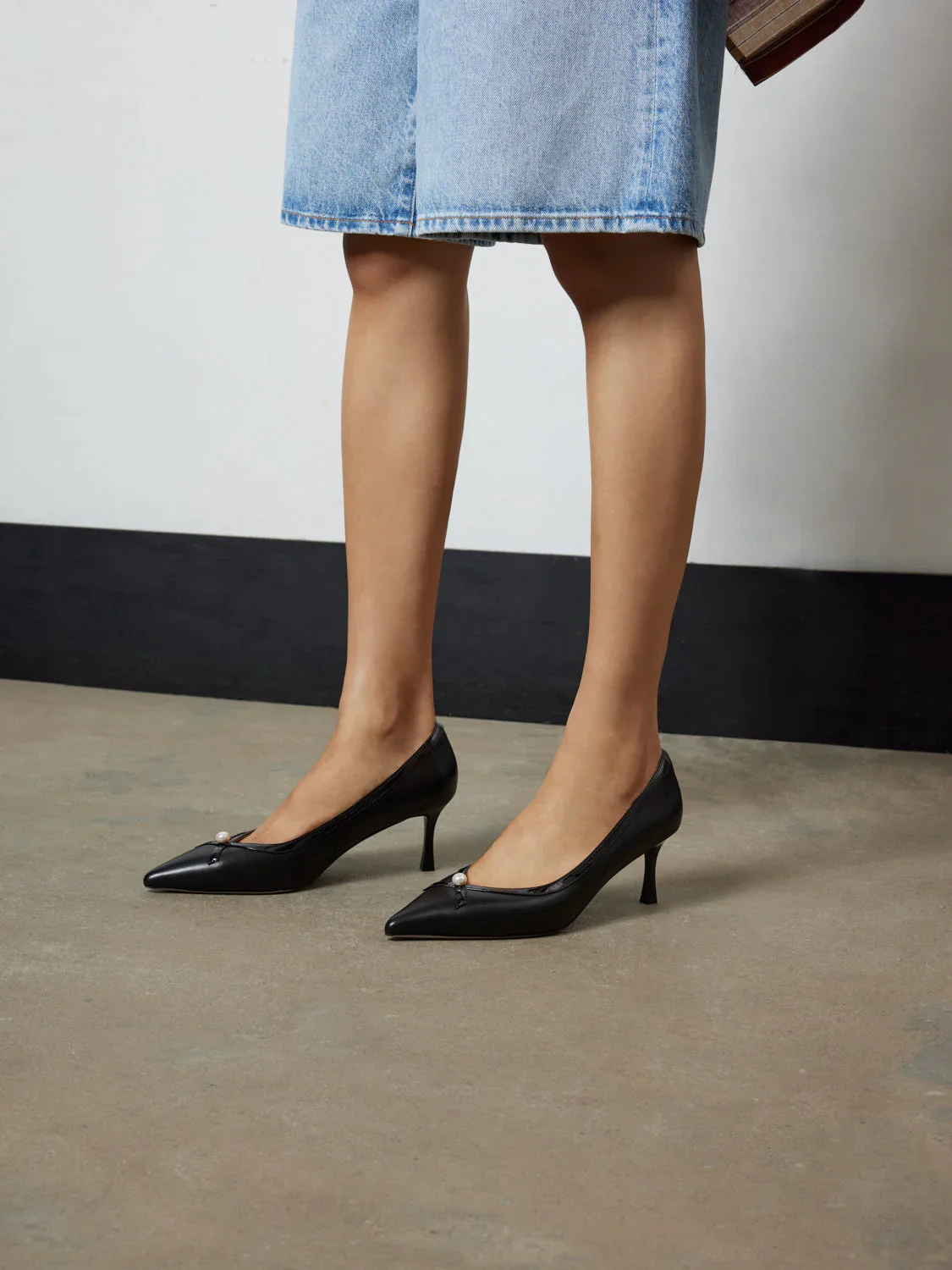 Bellavyn Pearl Accented Patent Leather Heels - Image 10