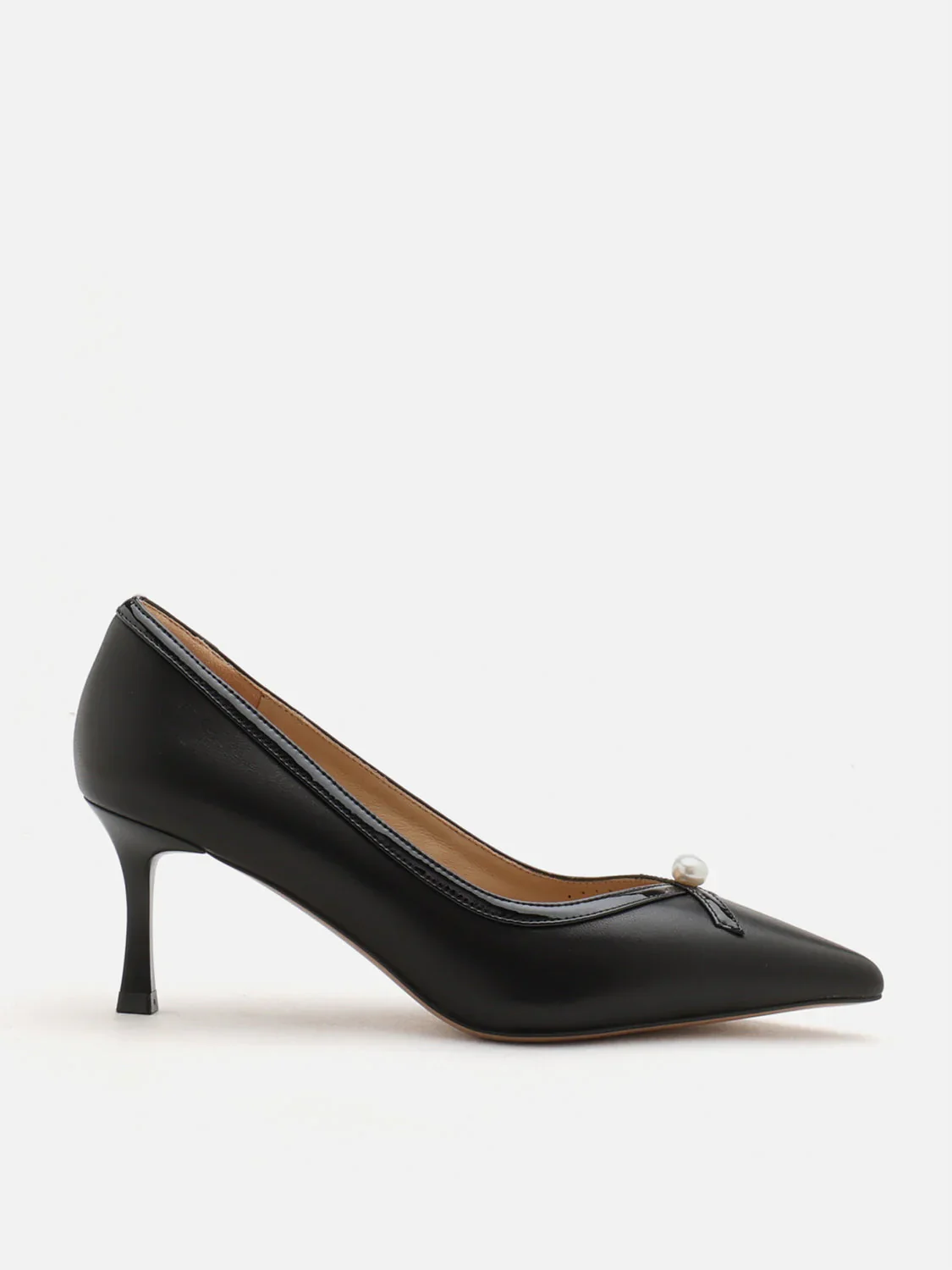 Bellavyn Pearl Accented Patent Leather Heels - Image 11