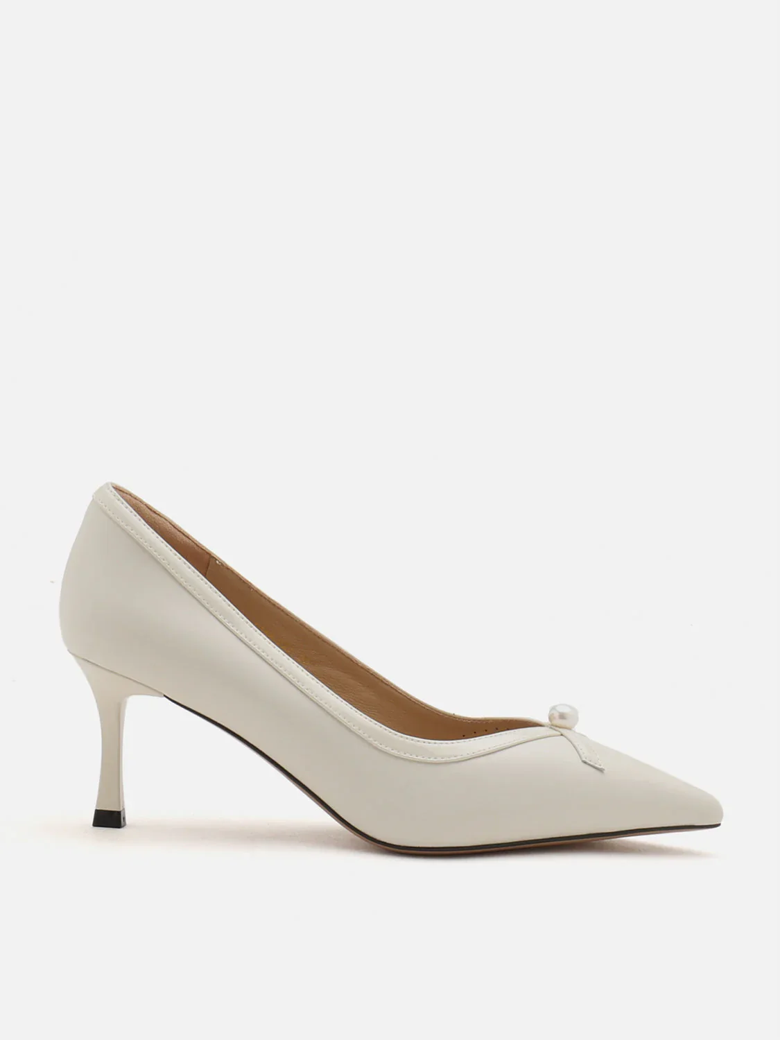 Bellavyn Pearl Accented Patent Leather Heels - Image 4