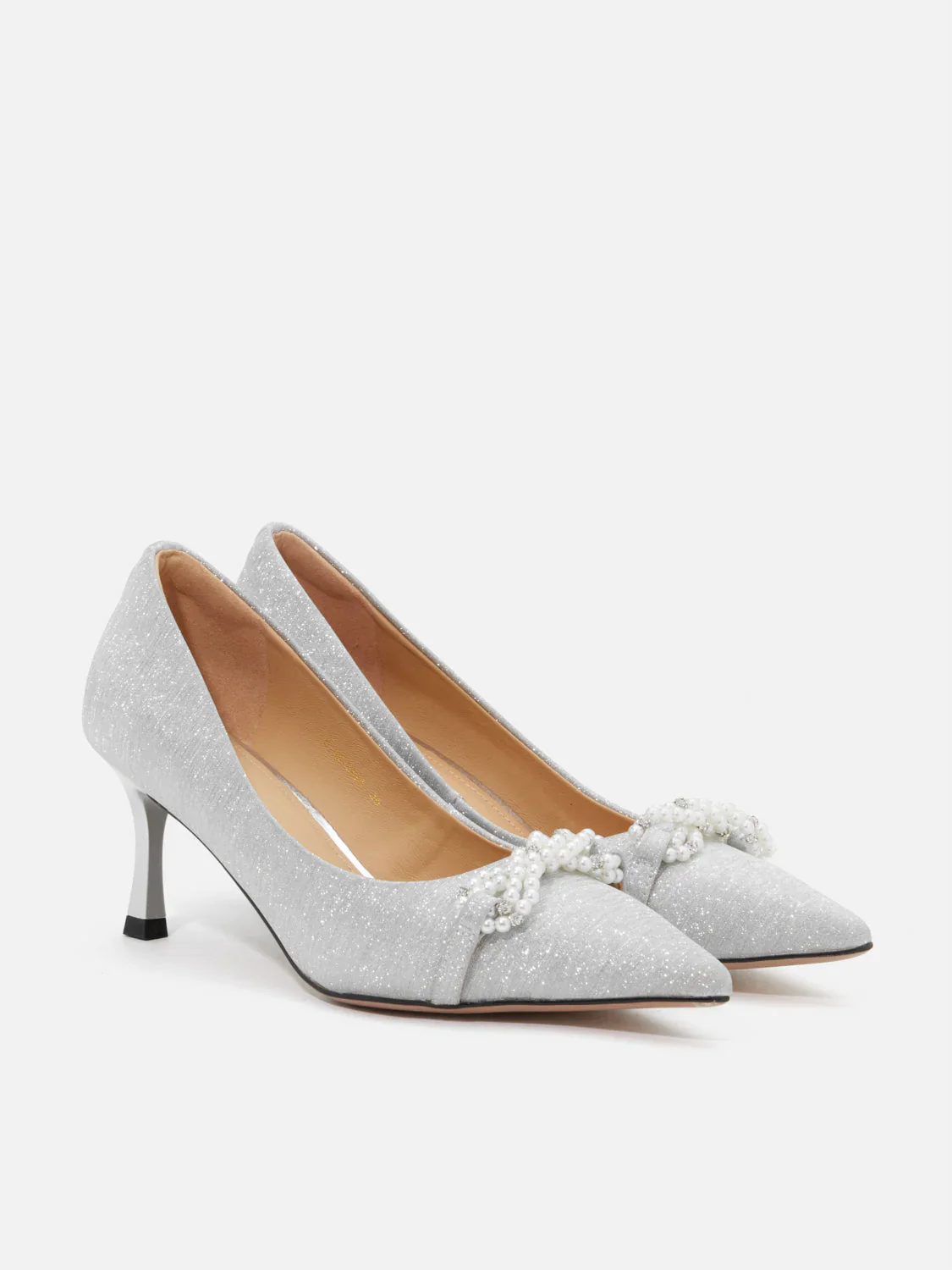 Dominique Pearls Pointed Toe Heels