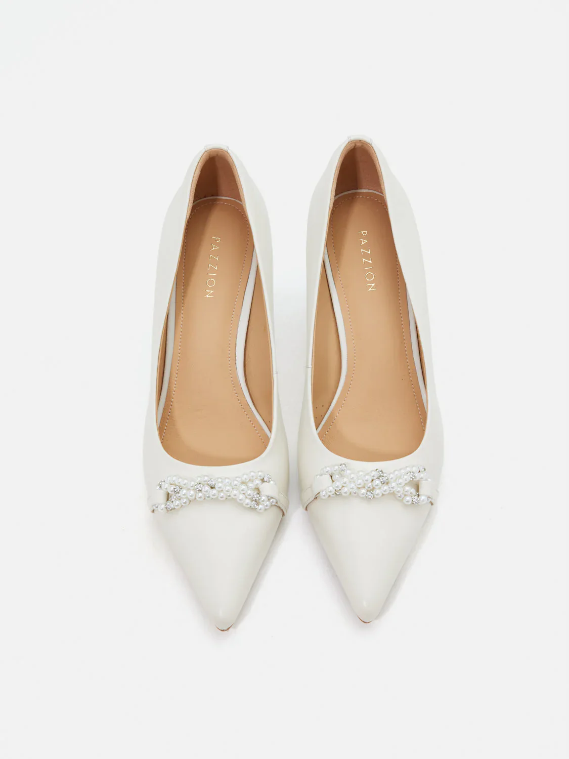 Dominique Pearls Pointed Toe Heels - Image 11