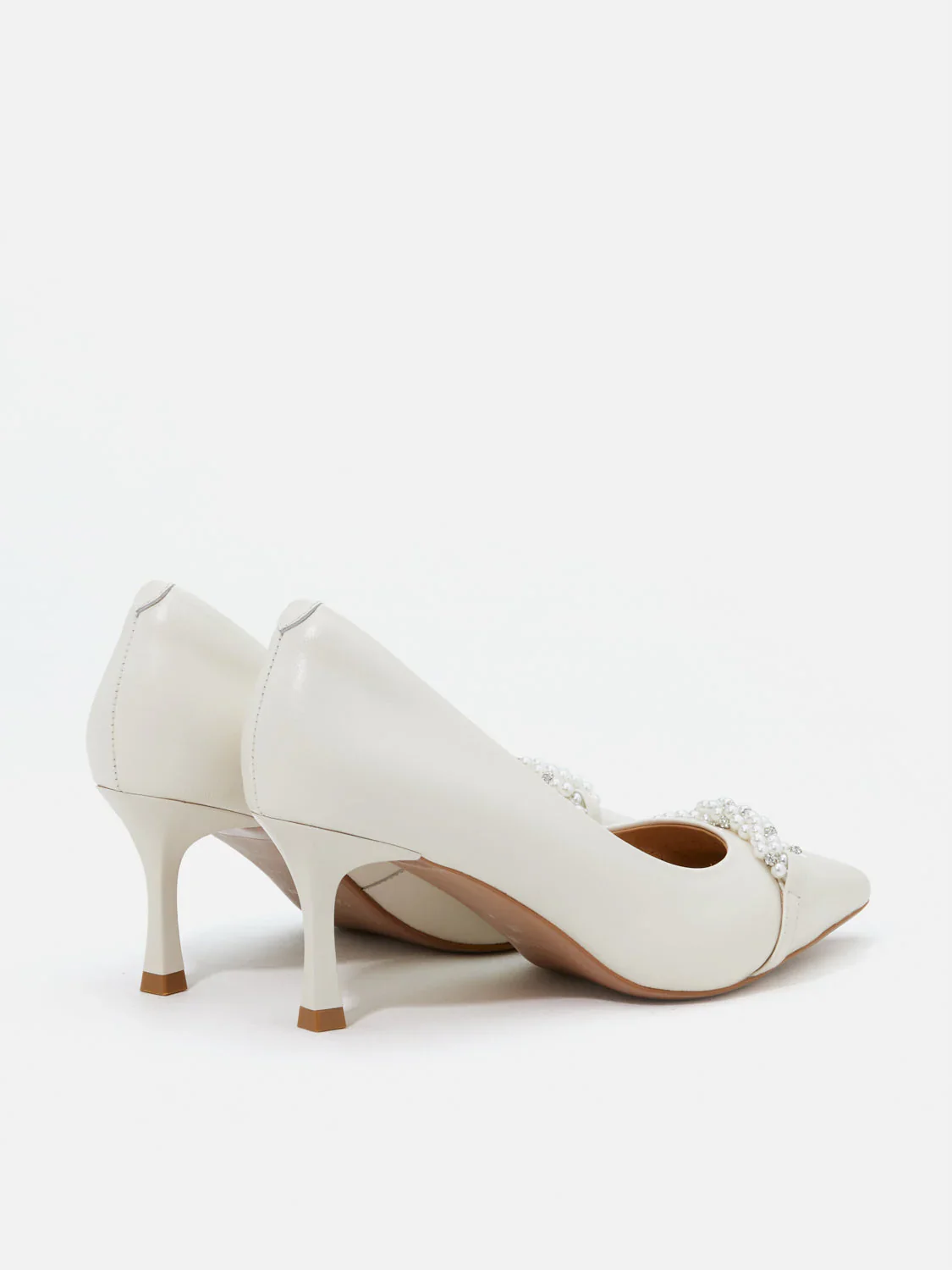 Dominique Pearls Pointed Toe Heels - Image 12