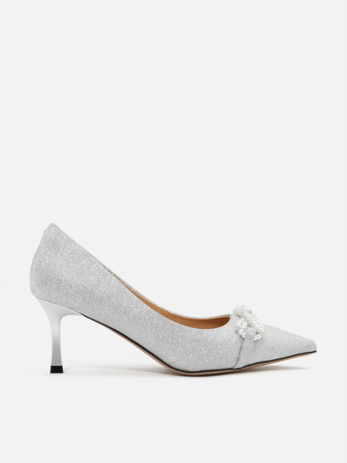 Dominique Pearls Pointed Toe Heels - Image 4