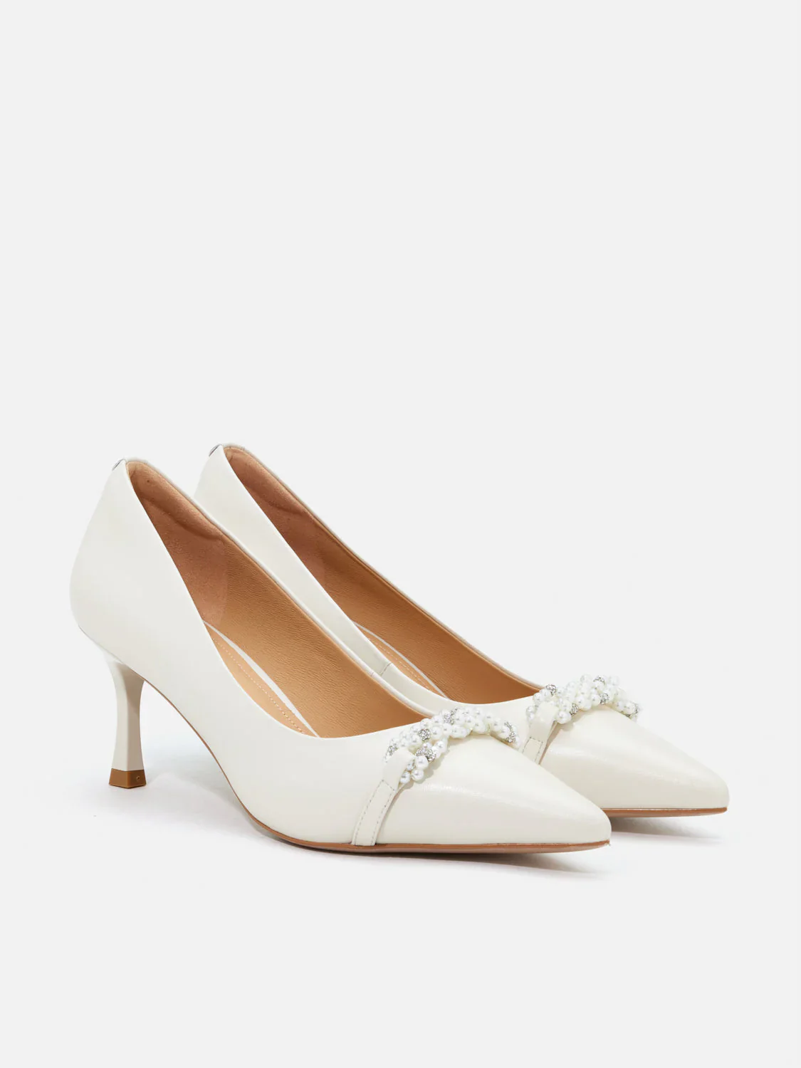 Dominique Pearls Pointed Toe Heels - Image 8