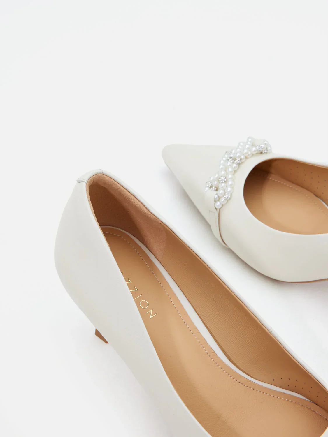 Dominique Pearls Pointed Toe Heels - Image 9