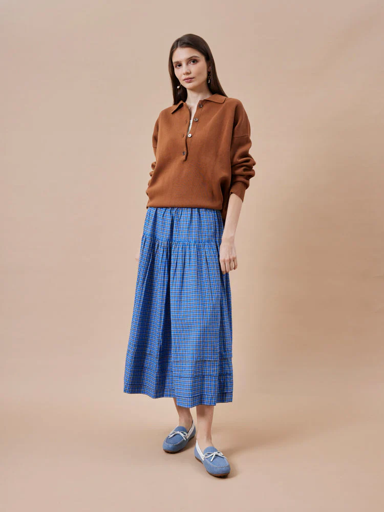 Glenda Denim Bow Moccasins - Image 13
